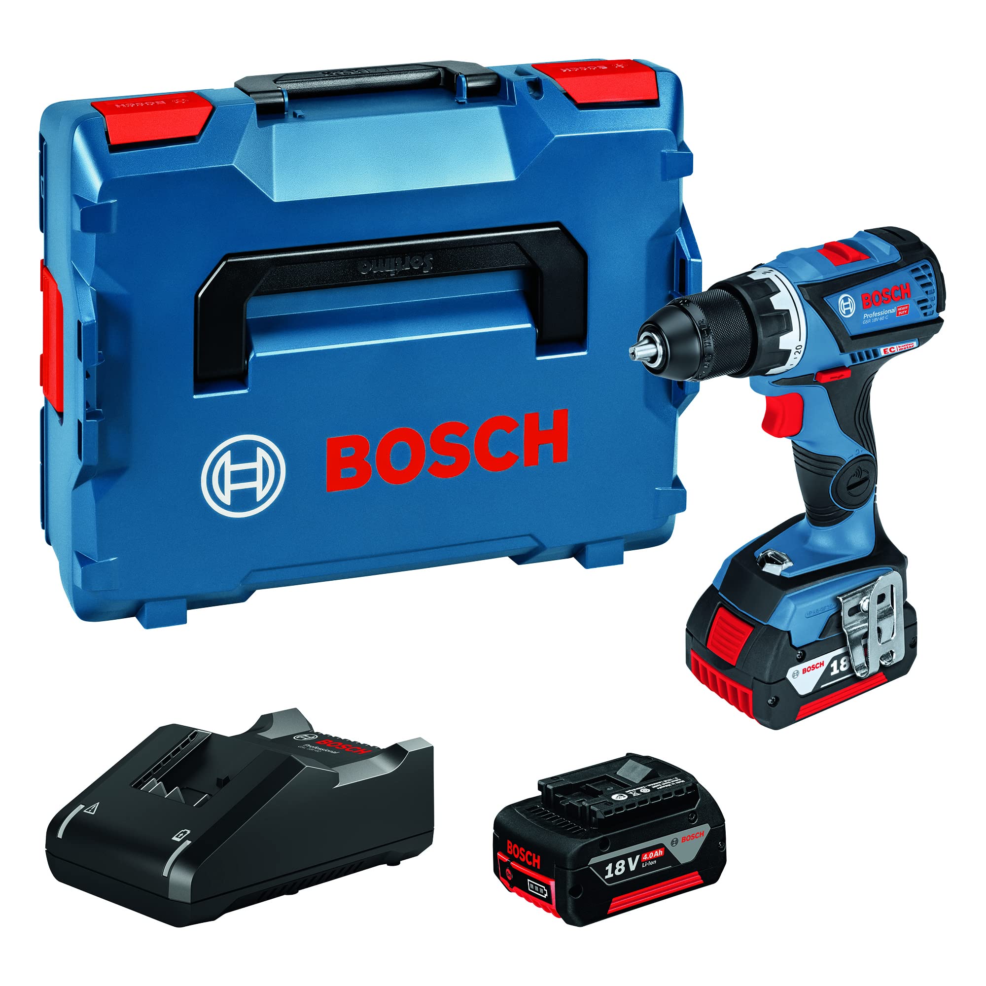 BOSCH - GSR 18V-60 C PROFESSIONAL TRAPANO AVVITATORE A BATTERIA