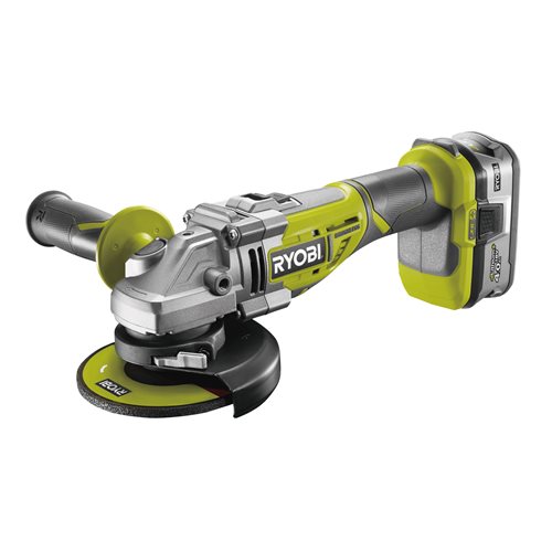 RYOBI- Smerigliatrice BRUSHLESS 18 V R18AG7-140S