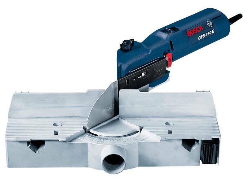 BOSCH - GFS 350 E SET SEGHETTO TRONCATORE + SUPPORTO