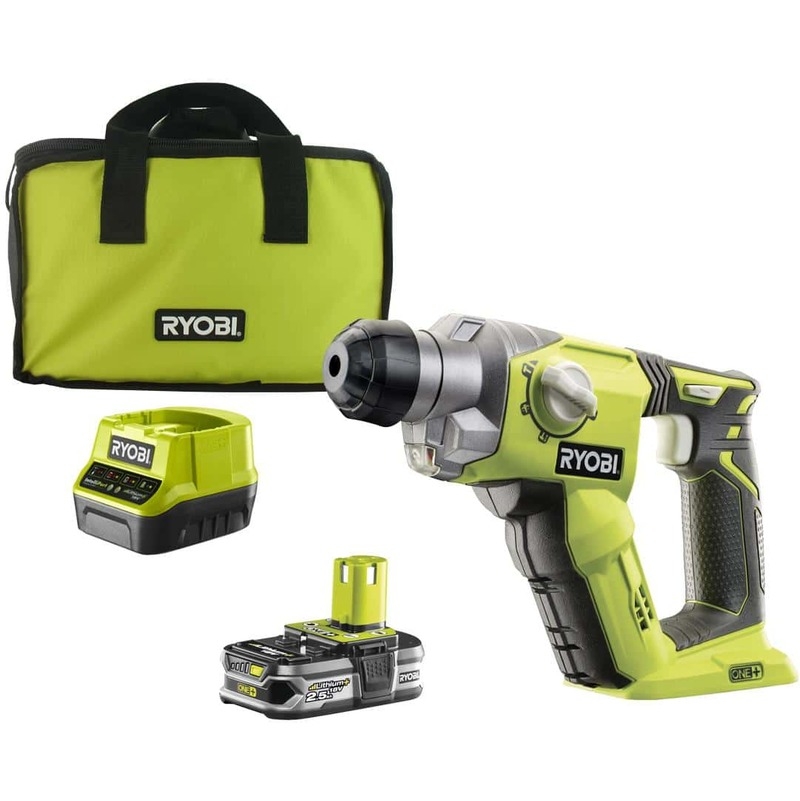 RYOBI- Tassellatore SDS+ 18V (1x 2.5Ah) R18SDS-125S
