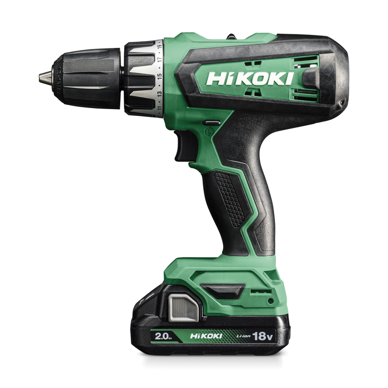HIKOKI - DV18DF Trapano avvitatore con percussione 18 V - 2 Ah